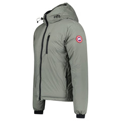 CANADA GOOSE LODGE HOODED JACKET GREEN