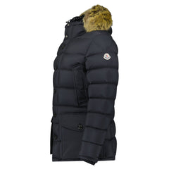 MONCLER CLUNYE HOODED PARKA DOWN JACKET BLACK