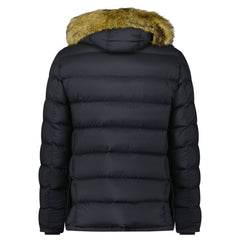 MONCLER CLUNYE HOODED PARKA DOWN JACKET BLACK