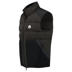 MONCLER LARICI GILET BLACK