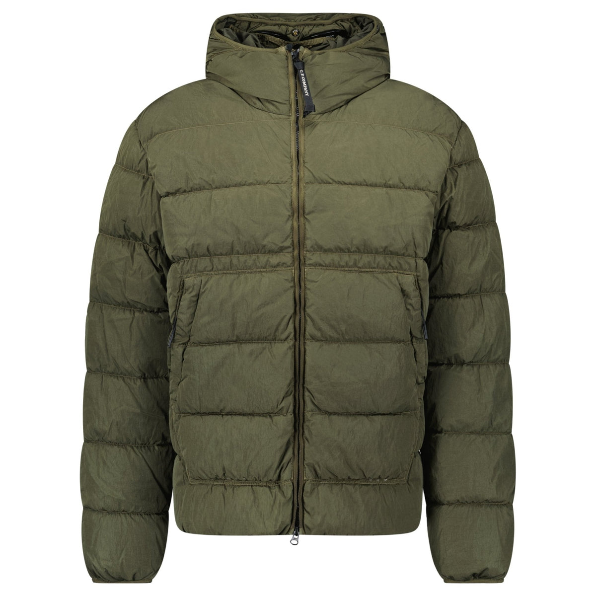 CP COMPANY ECO - CHROME R GOGGLE DOWN JACKET – IVY GREEN