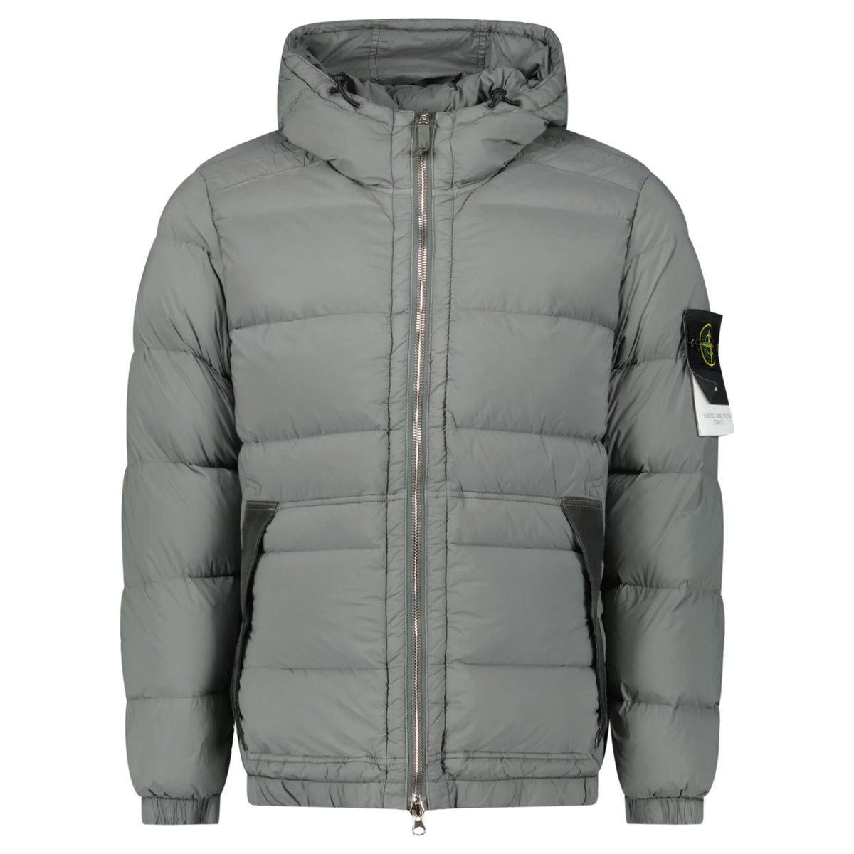 STONE ISLAND SEAMLESS TUNNEL NYLON DOWN TC JACKET GREY CEMENT