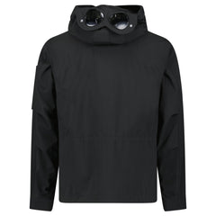 CP COMPANY SHELL-R-GOGGLE TECHNICAL JACKET BLACK