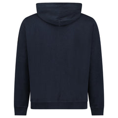 STONE ISLAND HOODED ZIP UP NAVY BLUE