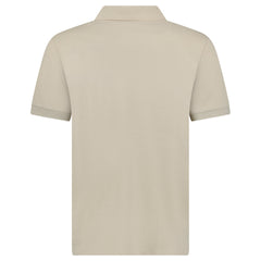 MONCLER SHORT SLEEVE POLO SHIRT BEIGE