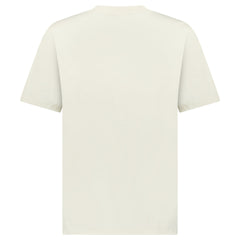 AIMÉ LEON DORE EMBROIDERED 'A' POCKET T-SHIRT SILVER BIRCH GRAY