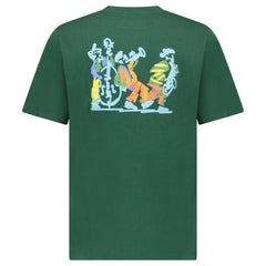 AIMÉ LEON DORE DRAKES BLUES T-SHIRT PINE GREEN