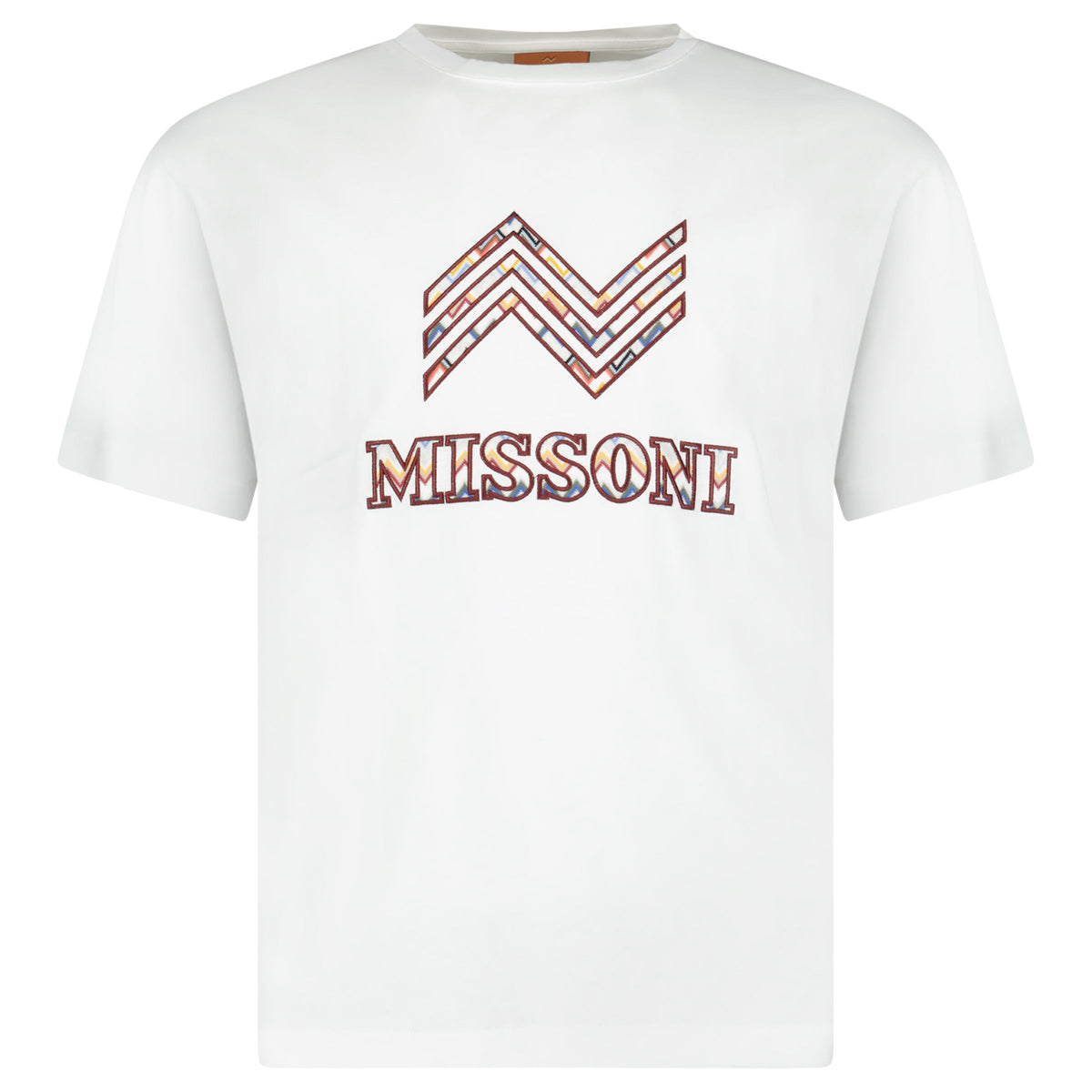 MISSONI LOGO T-SHIRT WHITE ORANGE