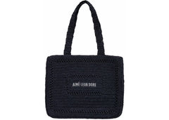 AIMÉ LEON DORE CROCHET TOTE BAG NAVY