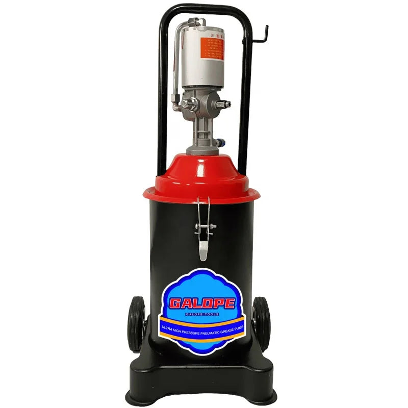 OEM Factory High Pressure Pneumatic Grease Pump 12L Bucket Grease Pump Dispenser Auto Air Operated Grease Lubricator