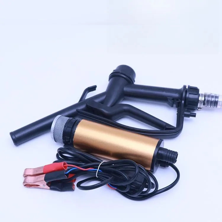 High Quality Electric Micro Oil Pump 12V Water Pump With Oil Gun and Steel Wire Tube