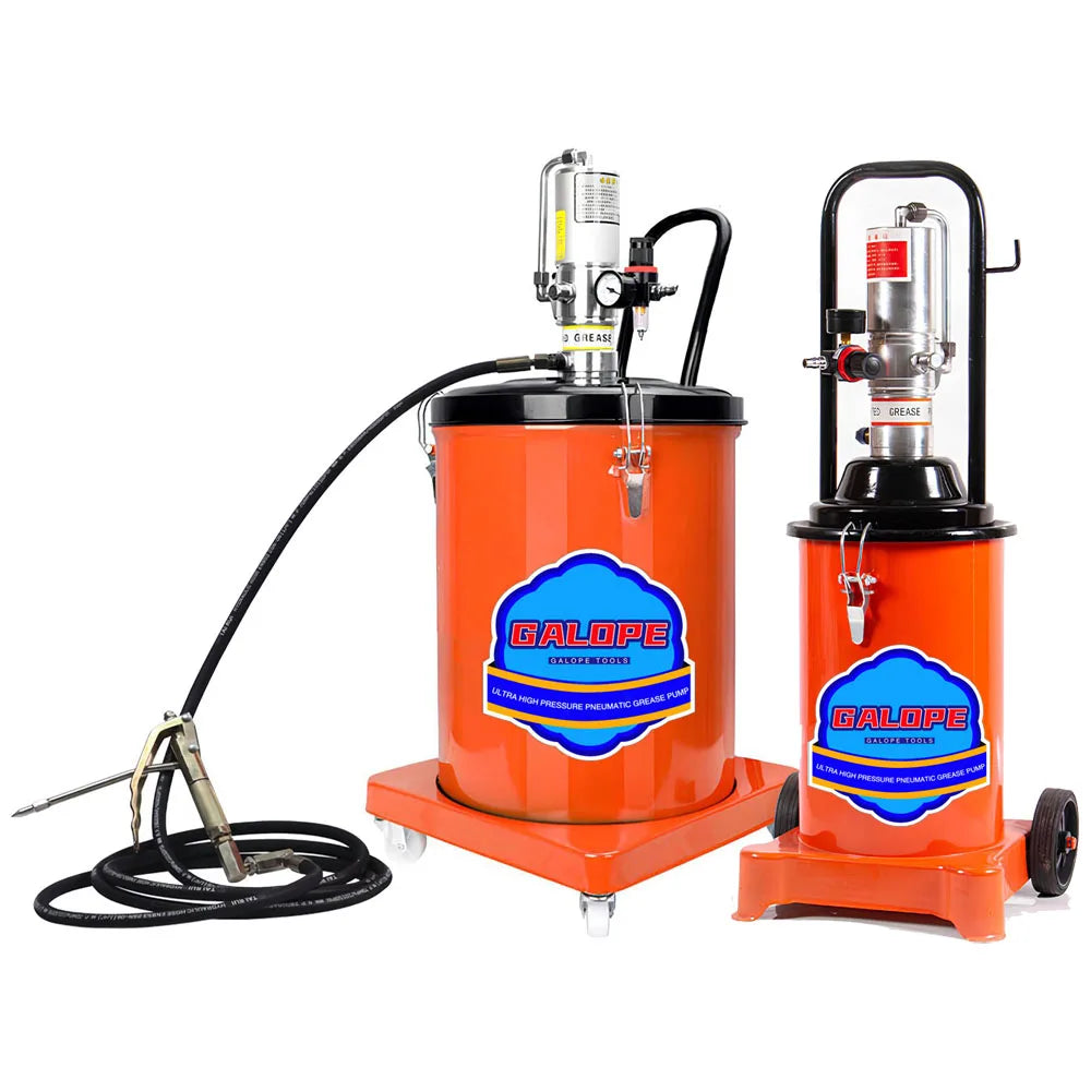 Air Operated Greaser Pneumatic 50:1 Pressure Ratio High Pressure Grease Bucket Pump Dispenser 12L 45 Liter Pneumatic Grease Pump