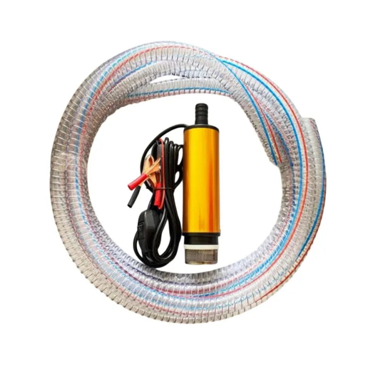 High Quality Electric Micro Oil Pump 12V Water Pump With Oil Gun and Steel Wire Tube