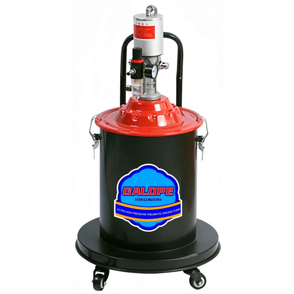 OEM Factory High Pressure Pneumatic Grease Pump 12L Bucket Grease Pump Dispenser Auto Air Operated Grease Lubricator