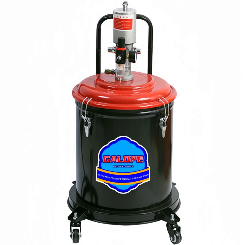OEM Factory High Pressure Pneumatic Grease Pump 12L Bucket Grease Pump Dispenser Auto Air Operated Grease Lubricator