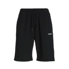 OFF-WHITE LOGO SHORTS BLACK