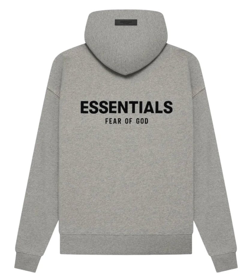 FEAR OF GOD ESSENTIALS PULL-OVER HOODIE  DARK OATMEAL HOODIE
