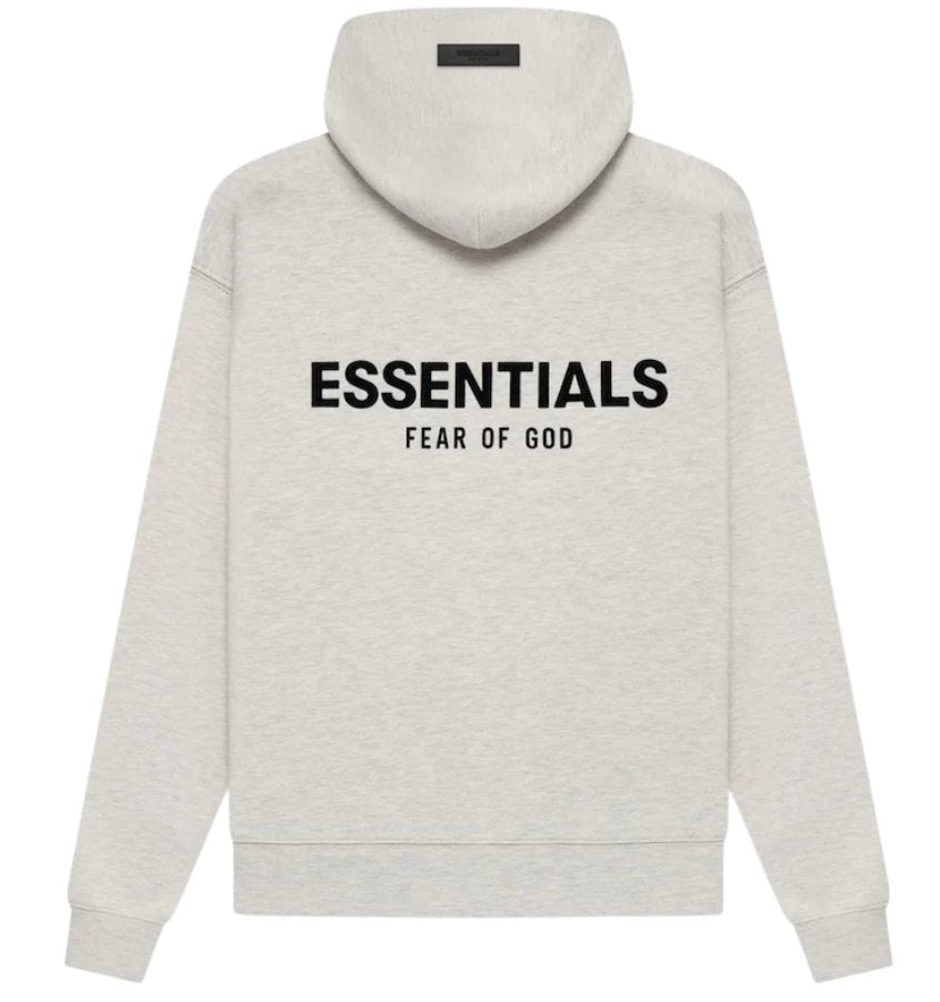 FEAR OF GOD ESSENTIALS PULL-OVER LIGHT OATMEAL HOODIE