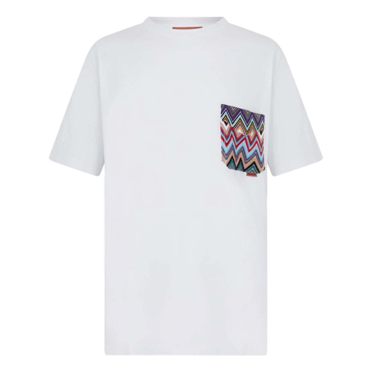 MISSONI PRINTED LINES LOGO T-SHIRT WHITE