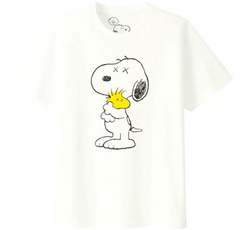 KAWS x Uniqlo x Peanuts Woodstock Tee (White)