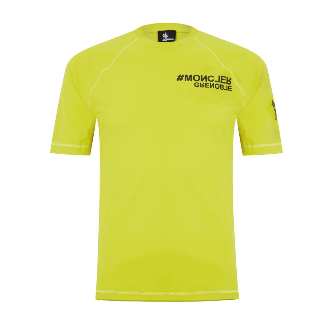 MONCLER GRENOBLE T-SHIRT YELLOW
