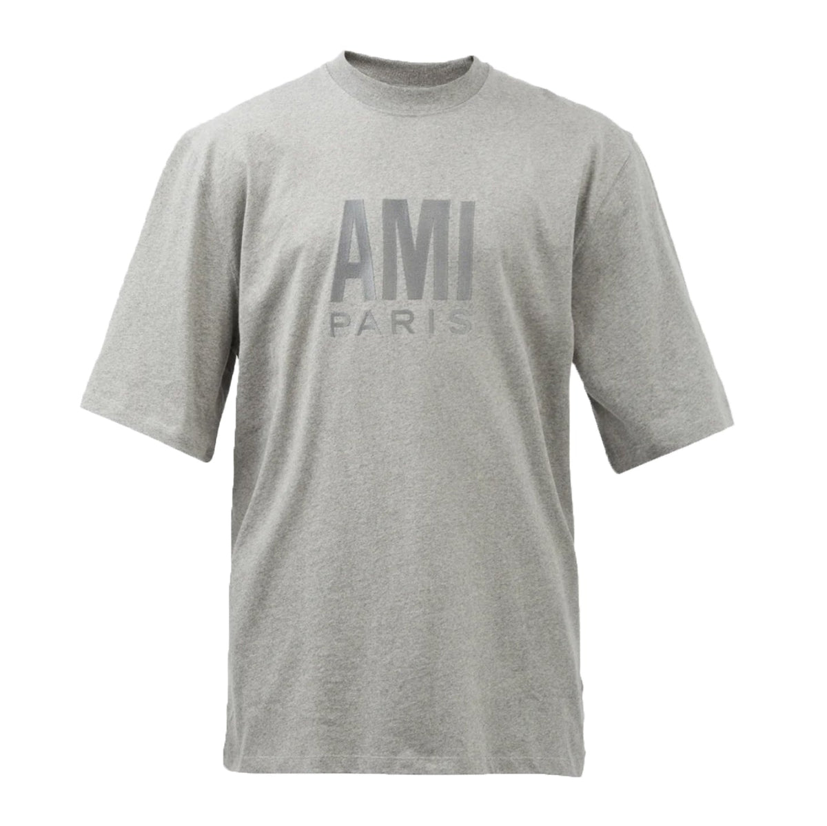 PARIS GREY CREW NECK T-SHIRT OVERSIZED