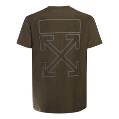 OFF-WHITE ARROW STRETCH TECH TRAINING T-SHIRT KHAKI