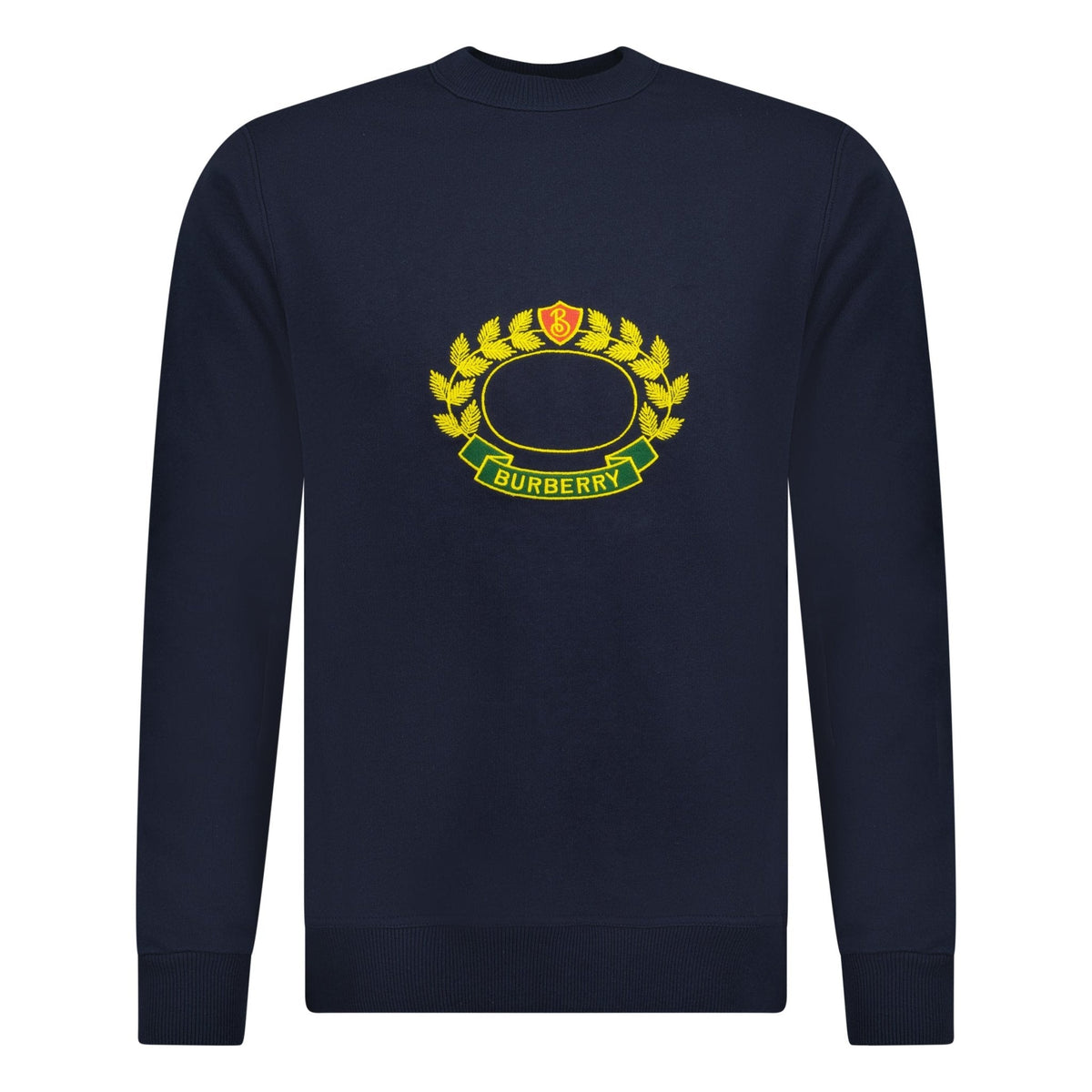 BURBERRY ADDISCOMBE CREST LOGO SWEATSHIRT NAVY