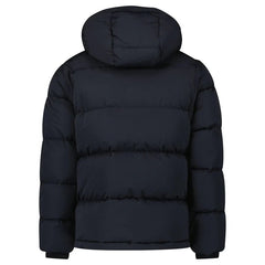 BURBERRY TECHNICAL NYLON PUFFER COAT BLACK