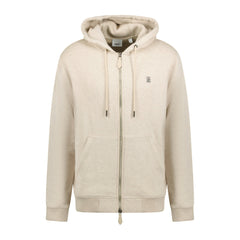 BURBERRY 'CILLIAN' TB LOGO HOODED SWEATSHIRT BEIGE