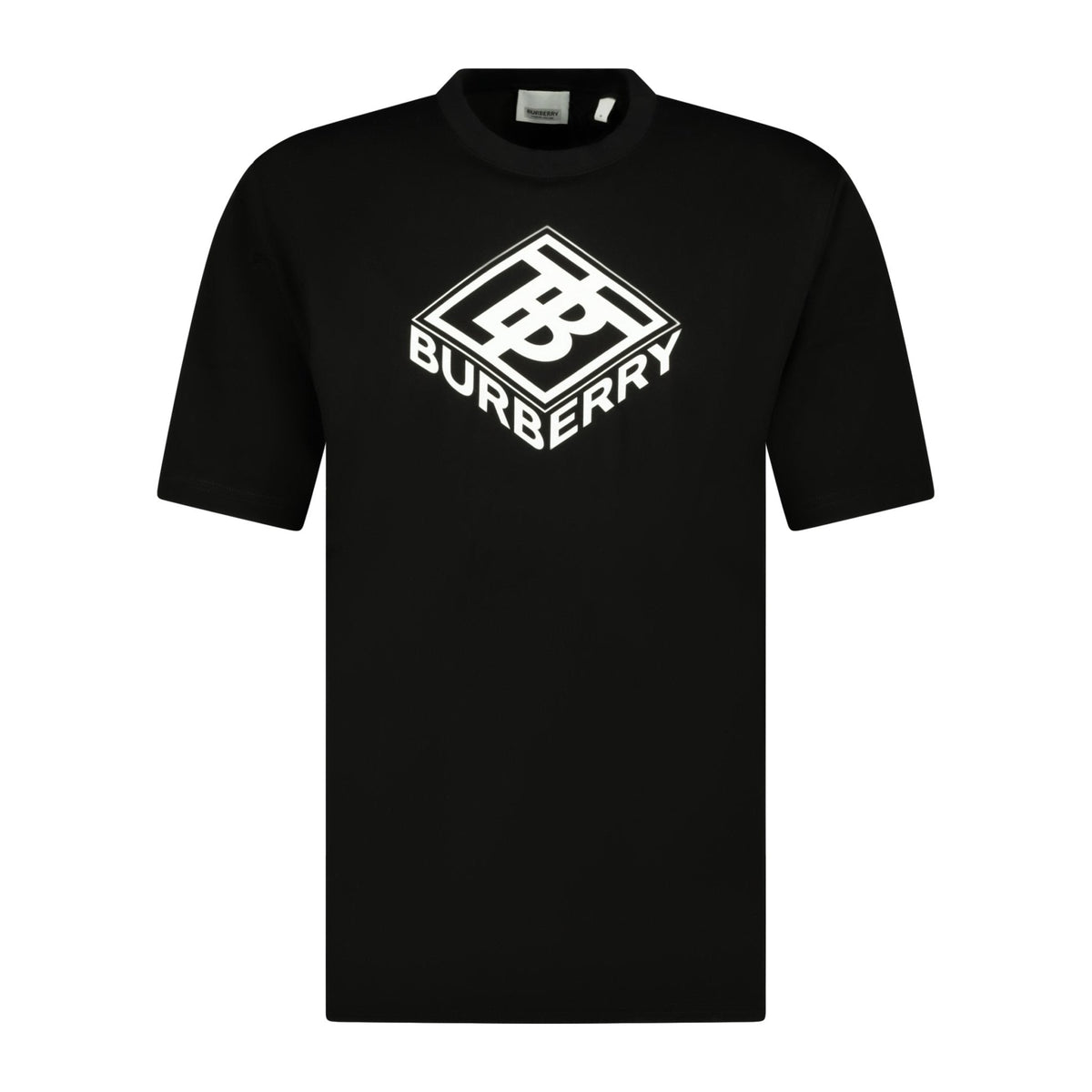 BURBERRY'Ellison' Short Sleeve T-Shirt Black