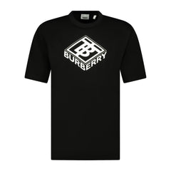 BURBERRY'Ellison' Short Sleeve T-Shirt Black