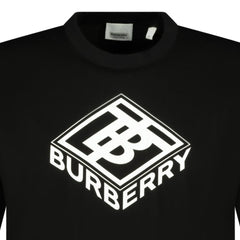 BURBERRY'Ellison' Short Sleeve T-Shirt Black
