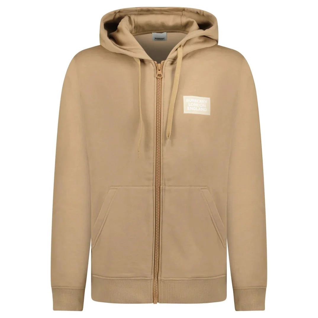 BURBERRY HOVE LOGO HOODIE BEIGE