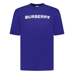 BURBERRY LOGO PRINT T-SHIRT BLUE