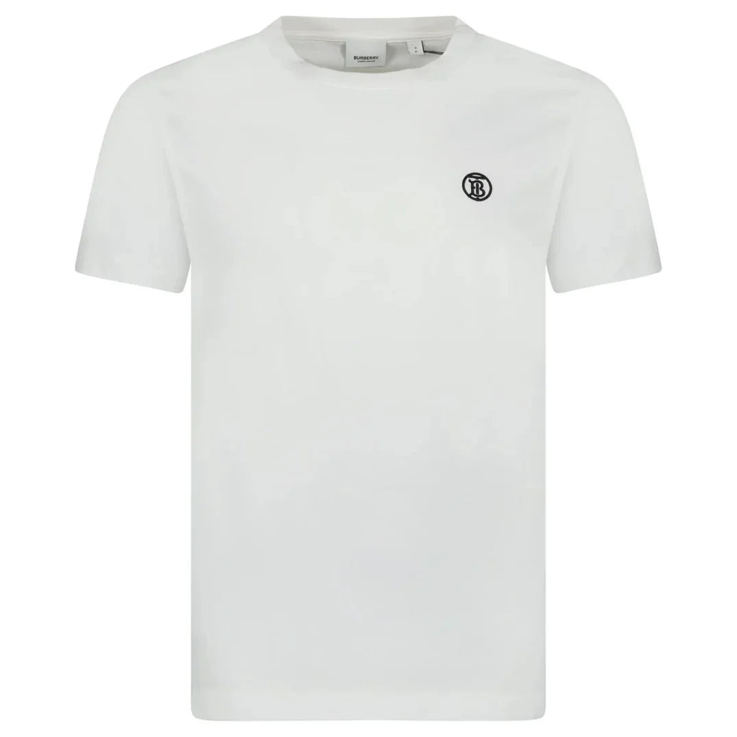 BURBERRY PARKER LOGO T-SHIRT WHITE