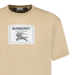 BURBERRY ROUNDWOOD LABEL T-SHIRT BEIGE
