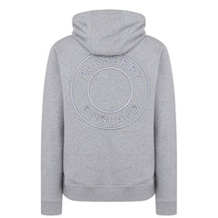BURBERRY'Ryker' Embroidery Hoodie Sweatshirt Grey