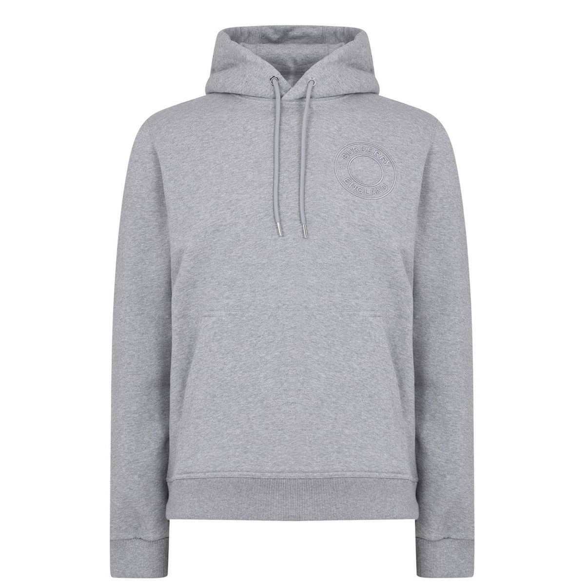 BURBERRY'Ryker' Embroidery Hoodie Sweatshirt Grey