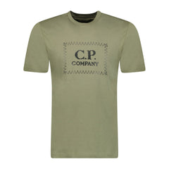 CP COMPANY Chest Logo T-Shirt Khaki