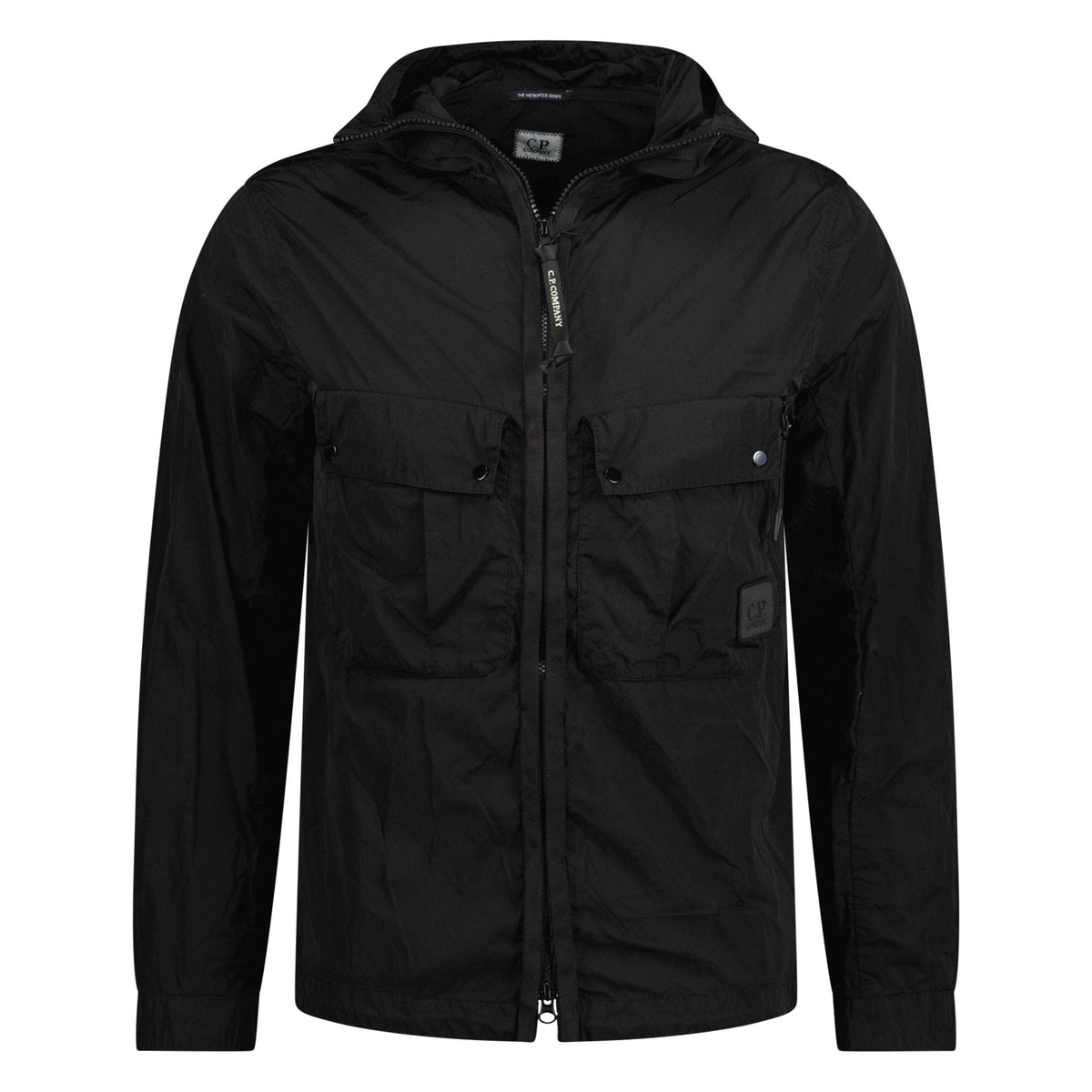 CP COMPANY Chrome Overshirt Jacket Black