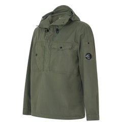 CP COMPANY Gabardine Hooded Jacket Stone Grey
