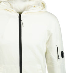 CP COMPANY Hooded Lens Sweatshirt White