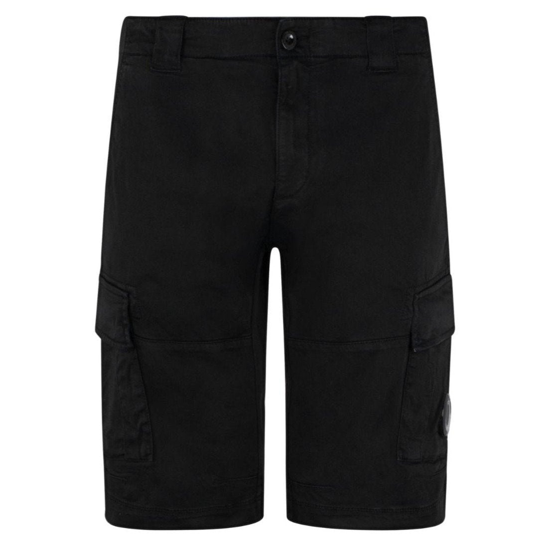 CP COMPANY Lens Cargo Shorts Black