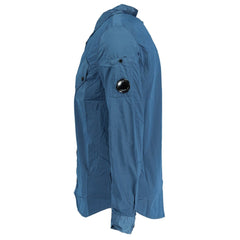 CP COMPANY Lens Chrome Overshirt Jacket Blue