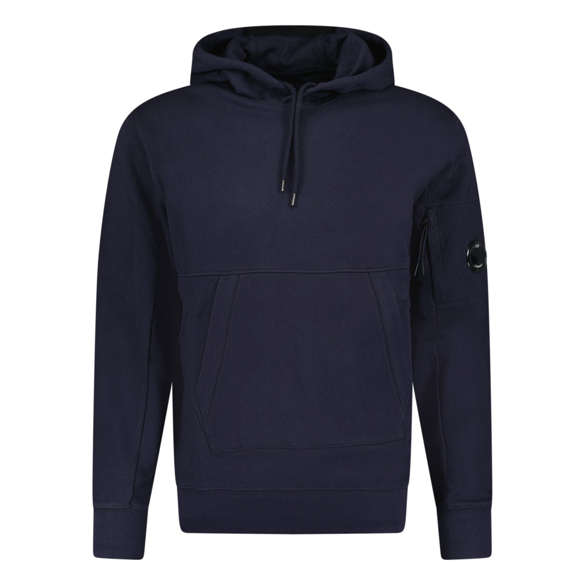 CP COMPANY LENS DIAGONAL RAISED HOODIE NAVY