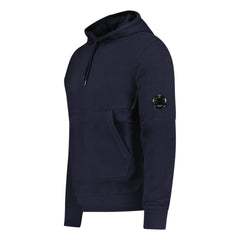 CP COMPANY LENS DIAGONAL RAISED HOODIE NAVY