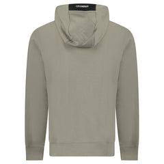 CP COMPANY MICRO LENS DIAGONAL RAISED HOODIE FALLEN ROCK