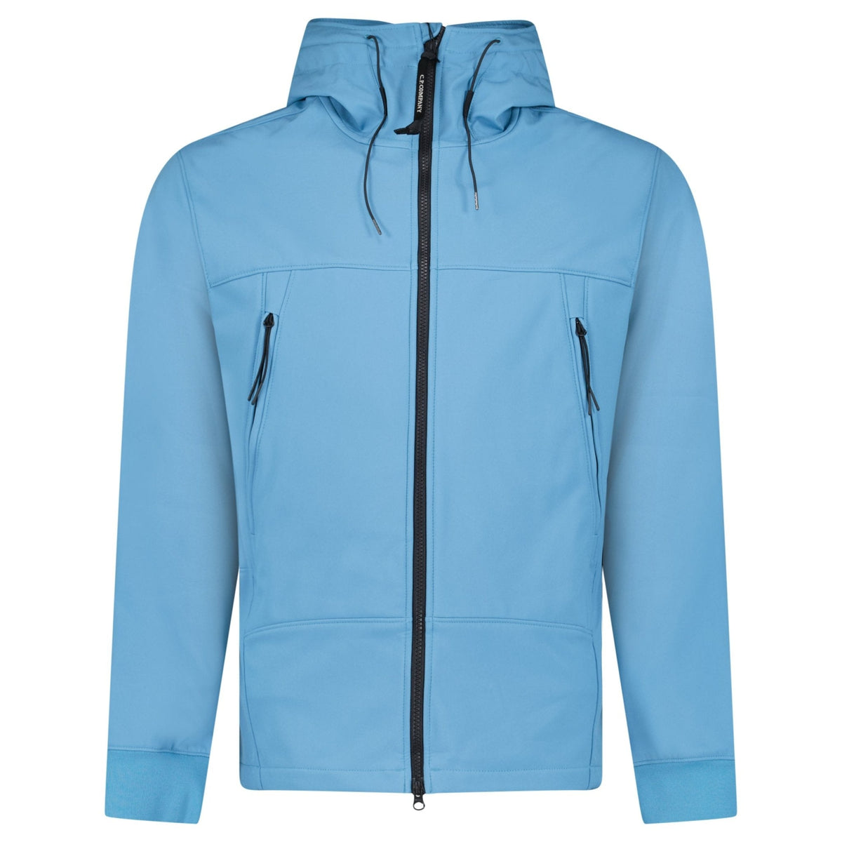 CP COMPANY SHELL-R FLEECE GOGGLE JACKET AEGEAN BLUE