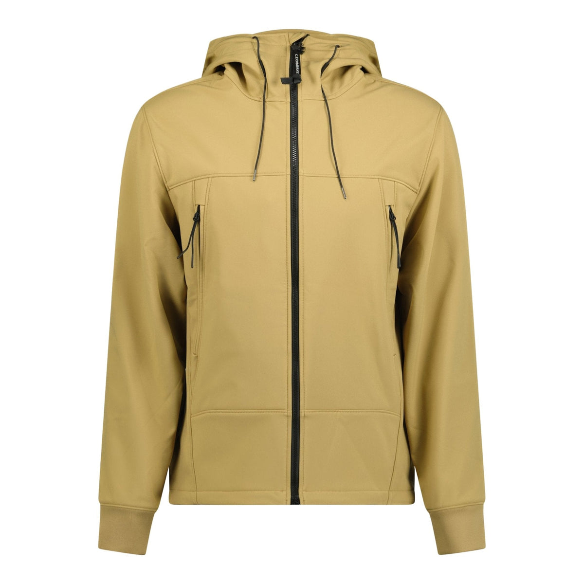 CP COMPANY Softshell Goggle Hood Jacket Sand